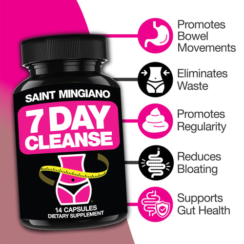 7 Day Cleanse Program | Colon Detox with Natural Laxative for Constipation & Bloating