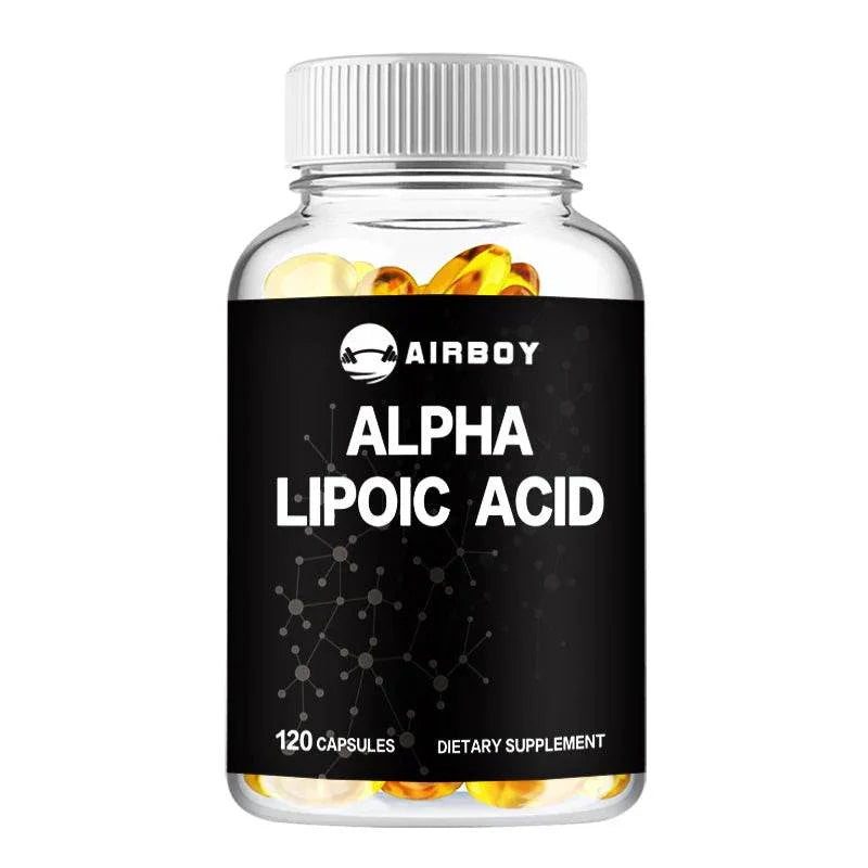 Alpha Lipoic Acid 600 Mg - Supports Antioxidant Health and Sugar Metabolism and Helps Relieve Nerve Pain - 120 Capsules