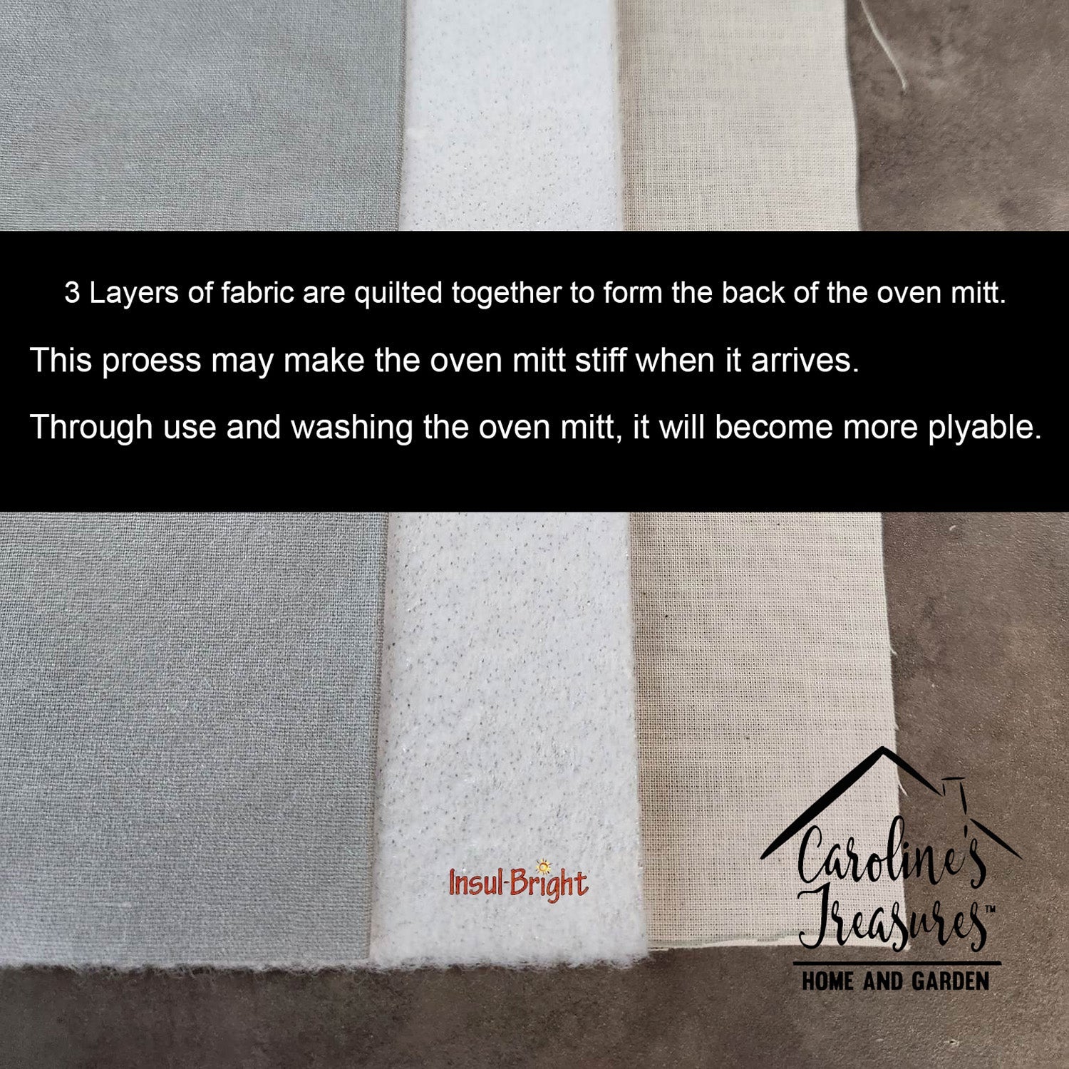 Christmas Shih Tzu Oven Mitt BB4981OVMT