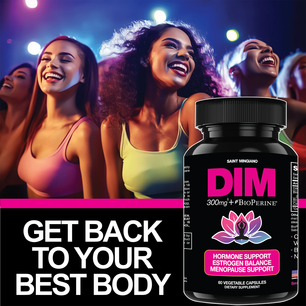 DIM Supplement 300 mg Supplements | Hormone Estrogen and Menopause Balance for Women