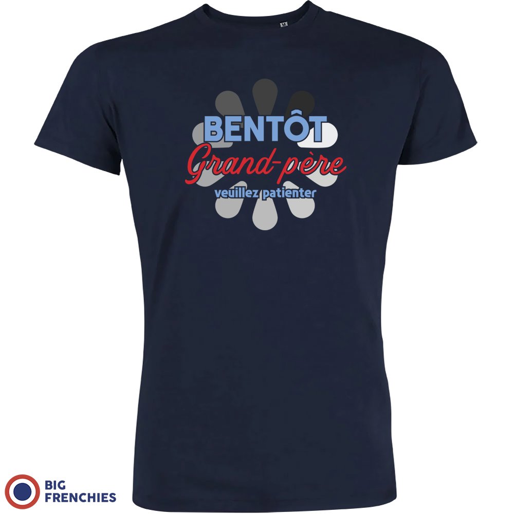 Bientôt Grand-père Veuillez Patienter Men's Organic Tee