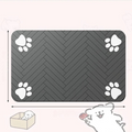 Absorbent Pet Feeding Mat with Waterproof Backing for Dogs & Cats